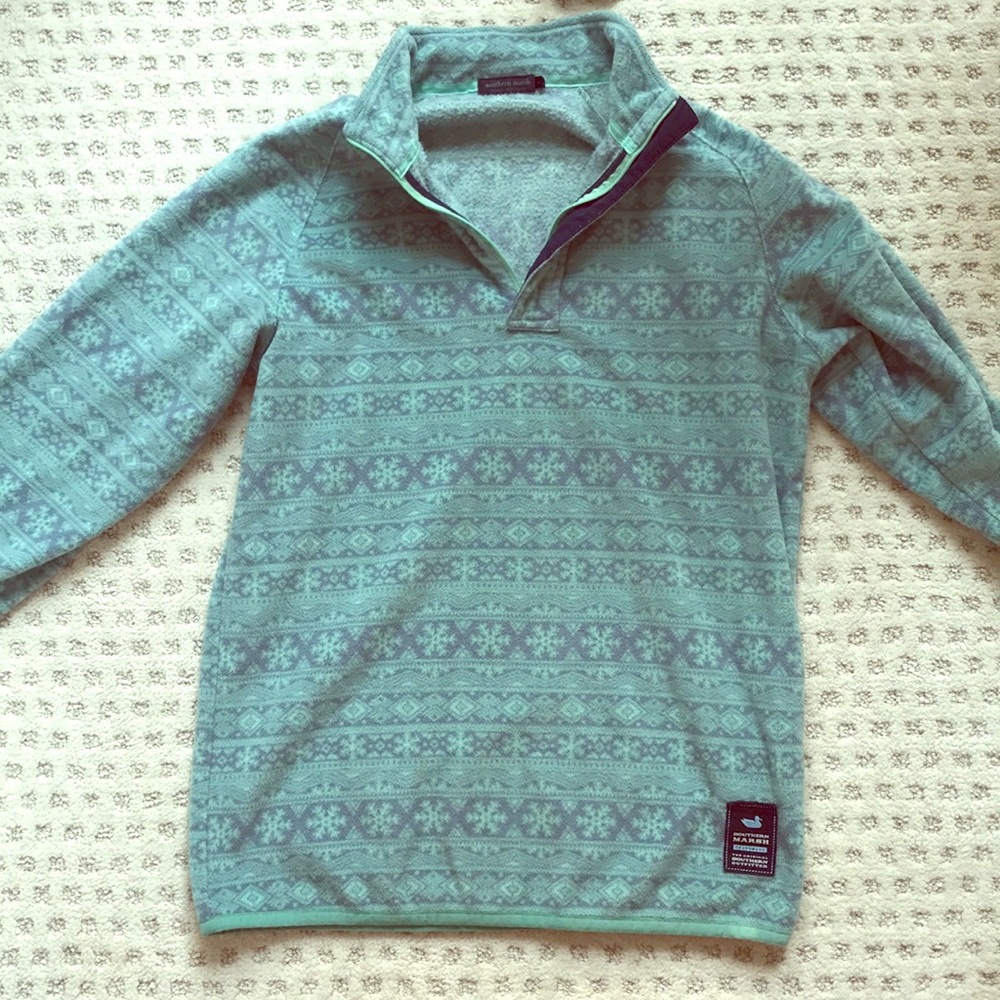 SOUTHERN MARSH PATTERNED PULLOVER